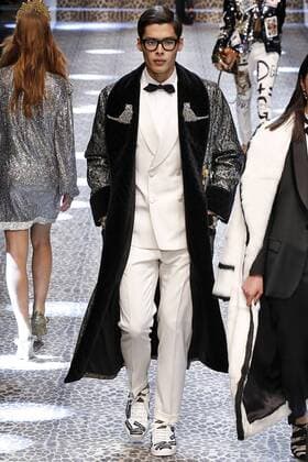 . 26 02 2017. Milan, Italy. Dolce & Gabbana show at Milan Fashion Week for Autumn Winter 2017 .  xi-Imagesx IIM-14520-0220