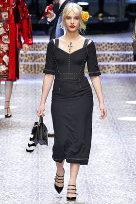 . 26 02 2017. Milan, Italy. Dolce & Gabbana show at Milan Fashion Week for Autumn Winter 2017 .  xi-Imagesx IIM-14520-0185
