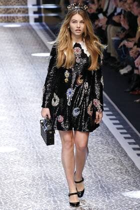 . 26 02 2017. Milan, Italy. Dolce & Gabbana show at Milan Fashion Week for Autumn Winter 2017 .  xi-Imagesx IIM-14520-0221