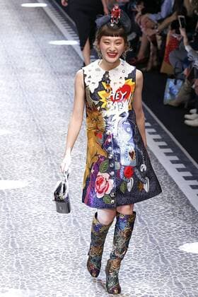 . 26 02 2017. Milan, Italy. Dolce & Gabbana show at Milan Fashion Week for Autumn Winter 2017 .  xi-Imagesx IIM-14520-0248