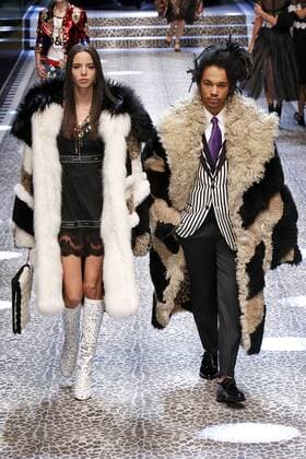 . 26 02 2017. Milan, Italy. Dolce & Gabbana show at Milan Fashion Week for Autumn Winter 2017 .  xi-Imagesx IIM-14520-0250
