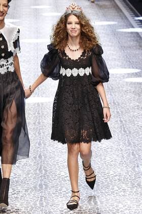. 26 02 2017. Milan, Italy. Dolce & Gabbana show at Milan Fashion Week for Autumn Winter 2017 .  xi-Imagesx IIM-14520-0232