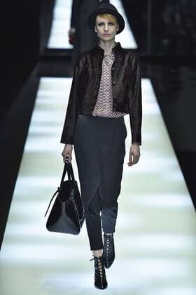 Mailand Fashion Week - Giorgio Armani . 27 02 2017. Milan, Italy. Giorgio Armani show at Milan Fashion Week for Autumn Winter 2017.  xi-Imagesx IIM-14521-0002