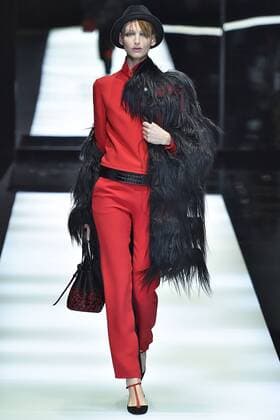 Mailand Fashion Week - Giorgio Armani . 27 02 2017. Milan, Italy. Giorgio Armani show at Milan Fashion Week for Autumn Winter 2017.  xi-Imagesx IIM-14521-0030