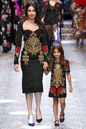 . 26 02 2017. Milan, Italy. Dolce & Gabbana show at Milan Fashion Week for Autumn Winter 2017 .  xi-Imagesx IIM-14520-0293