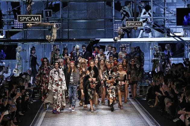 . 26 02 2017. Milan, Italy. Dolce & Gabbana show at Milan Fashion Week for Autumn Winter 2017 .  xi-Imagesx IIM-14520-0292