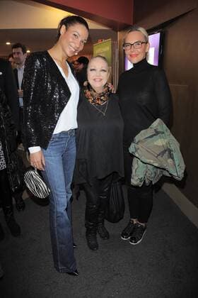 Annabelle Mandeng, Barbara Schoene, Natascha Ochsenknecht Ankunft zur Premiere URBAN RECORDS im Kino Zoo Palast in Berlin, am 27.02.2017