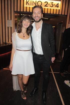 Gesangsduo, 2 von Millionen, Felix Raeuber und Eva Croissant Ankunft zur Premiere URBAN RECORDS im Kino Zoo Palast in Berlin, am 27.02.2017