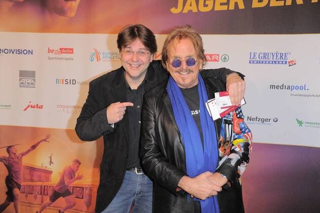 Frank Zander mit Sohn Marcus Ankunft zur Premiere URBAN RECORDS im Kino Zoo Palast in Berlin, am 27.02.2017