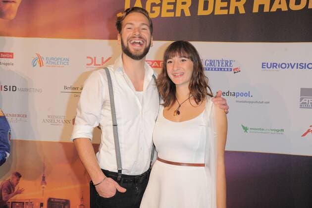 Gesangsduo, 2 von Millionen, Felix Raeuber und Eva Croissant Ankunft zur Premiere URBAN RECORDS im Kino Zoo Palast in Berlin, am 27.02.2017