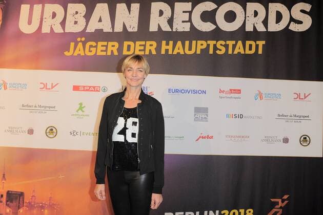 Heike Drechsler Ankunft zur Premiere URBAN RECORDS im Kino Zoo Palast in Berlin, am 27.02.2017