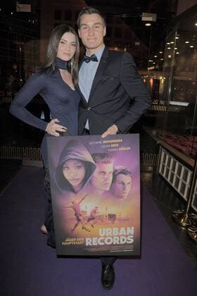 Lucia Schauerhammer, Thomas Roehler Ankunft zur Premiere URBAN RECORDS im Kino Zoo Palast in Berlin, am 27.02.2017