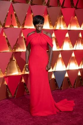 Feb 26, 2017 - Hollywood, California, U.S - VIOLA DAVIS, Oscar nominee, arrives on the red carpet of The 89th Oscars at the Dolby Theatre in Hollywood, CA on Sunday, February 26, 2017. Hollywood U.S - ZUMAz03_ 20170226_sho_z03_510 Copyright: xMichaelxYadax
