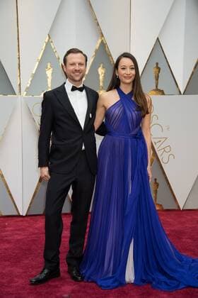 Feb 26, 2017 - Hollywood, California, U.S - Oscar-nominees, Orlando von Einsiedel and Joanna Natasegara arrive at The 89th Oscars at the Dolby Theatre in Hollywood, CA on Sunday, February 26, 2017. Hollywood U.S - ZUMAz03_ 20170226_sho_z03_212 Copyright: xAMPASx