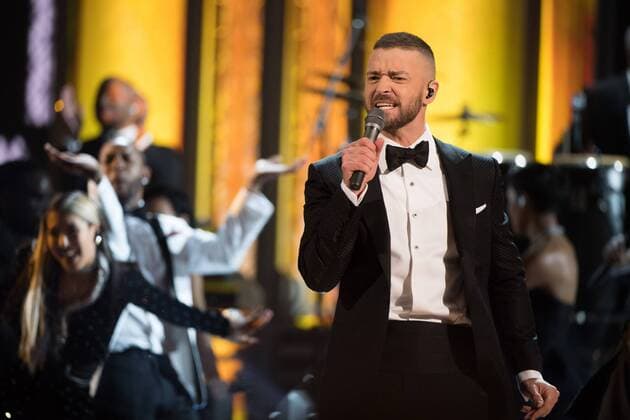 Feb 26, 2017 - Hollywood, California, U.S. - JUSTIN TIMBERLAKE onstage during the 89th Academy Awards at the Dolby Theatre. Hollywood U.S. - ZUMAz03_ 20170226_sho_z03_174 Copyright: xAaronxPoolex
