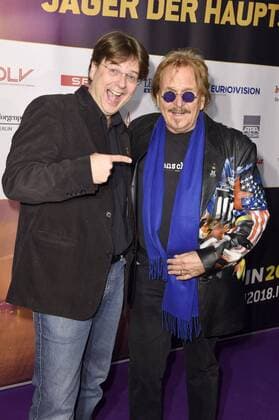 Frank Zander mit Sohn Marcus Zander bei der Weltpremiere des Imagefilms Urban Records zur Leichtathletik-EM Berlin 2018 im Zoo Palast. Berlin, 27.02.2017 Foto:xF.xKernx xFuturexImage