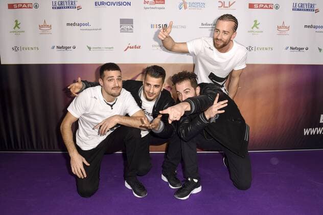 Flying Steps bei der Weltpremiere des Imagefilms Urban Records zur Leichtathletik-EM Berlin 2018 im Zoo Palast. Berlin, 27.02.2017 Foto:xF.xKernx xFuturexImage