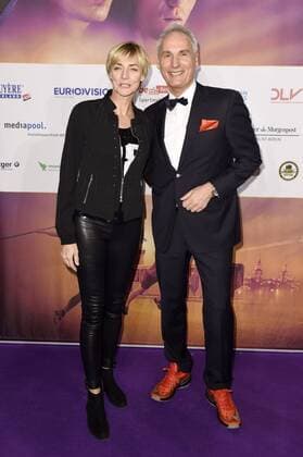 Heike Drechsler und Frank Kowalski bei der Weltpremiere des Imagefilms Urban Records zur Leichtathletik-EM Berlin 2018 im Zoo Palast. Berlin, 27.02.2017 Foto:xF.xKernx xFuturexImage