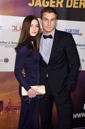 Thomas Röhler mit Freundin Lucia Schauerhammer bei der Weltpremiere des Imagefilms Urban Records zur Leichtathletik-EM Berlin 2018 im Zoo Palast. Berlin, 27.02.2017 Foto:xF.xKernx xFuturexImage