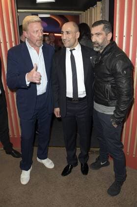 Boris Becker, Arthur Abraham und Erdal Yildiz bei der Weltpremiere des Imagefilms Urban Records zur Leichtathletik-EM Berlin 2018 im Zoo Palast. Berlin, 27.02.2017 Foto:xF.xKernx xFuturexImage