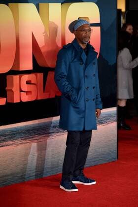 . 28 02 2017. London, United Kingdom. Samuel L Jackson attends the European Premiere Of Kong: Skull Island in Leicester Square.  xKatexGreenx xi-Imagesx IIM-14541-0016