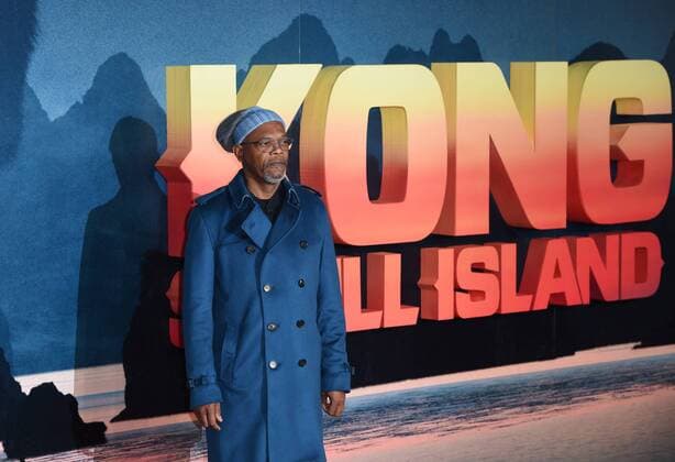 . 28 02 2017. London, United Kingdom. Samuel L Jackson attends the European Premiere Of Kong: Skull Island in Leicester Square.  xKatexGreenx xi-Imagesx IIM-14541-0018
