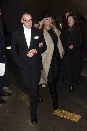 Kate Moss - Ankunft Modenschau Yves St Laurent - Paris - 28 02 2017 JBAutissier Panoramic 