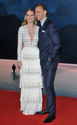 Kong: Skull Island European Film Premiere London, UK.Brie Larson and Tom Hiddleston at Kong: Skull Island European Film Premiere at Cineworld Leicester Square, London on 28th February 2017 LMK315-63050-010317 