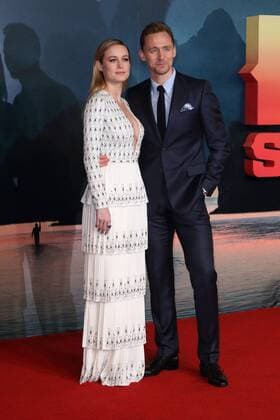 Kong: Skull Island European Film Premiere London, UK. Brie Larson and Tom Hiddleston at Kong: Skull Island European Film Premiere at Cineworld Leicester Square, London on 28th February 2017 LMK73-63050-010317 