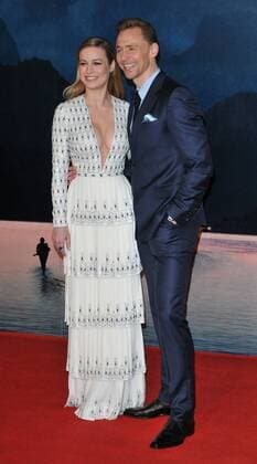 Kong: Skull Island European Film Premiere London, UK.Brie Larson and Tom Hiddleston at Kong: Skull Island European Film Premiere at Cineworld Leicester Square, London on 28th February 2017 LMK315-63050-010317 