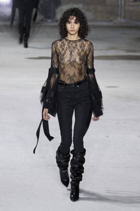 215948 Marineau Starface 2017-02-28 Paris France Paris Fashion Week. Défilé PAP Automne-hiver 2017. Saint Laurent. Saint Laurent , autumn-winter 2017 Paris, France Paris fashion week. Parade ready to wear fall winter 2017. Editorial use only _sans_perso  Copyright: xMarineaux STAR_215948_050