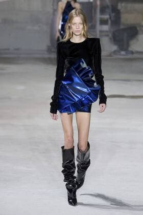 215948 Marineau Starface 2017-02-28 Paris France Paris Fashion Week. Défilé PAP Automne-hiver 2017. Saint Laurent. Saint Laurent , autumn-winter 2017 Paris, France Paris fashion week. Parade ready to wear fall winter 2017. Editorial use only _sans_perso  Copyright: xMarineaux STAR_215948_065