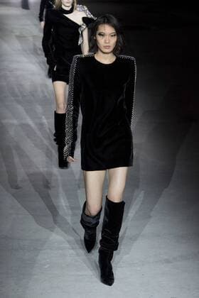 215948 Marineau Starface 2017-02-28 Paris France Paris Fashion Week. Défilé PAP Automne-hiver 2017. Saint Laurent. Saint Laurent , autumn-winter 2017 Paris, France Paris fashion week. Parade ready to wear fall winter 2017. Editorial use only _sans_perso  Copyright: xMarineaux STAR_215948_079