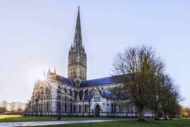 Salisbury Cathedral, Salisbury, Wiltshire, England, UK