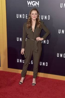 Julianna Guill bei der Season 2 Premiere der WGN America TV-Serie Underground im Westwood Village Theater. Los Angeles, 28.02.2017 Foto:xD.xStarbuckx xFuturexImage