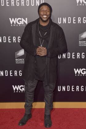 Edwin Hodge bei der Season 2 Premiere der WGN America TV-Serie Underground im Westwood Village Theater. Los Angeles, 28.02.2017 Foto:xD.xStarbuckx xFuturexImage