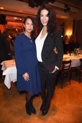 Minh-Khai Phan-Thi, Mariella Ahrens Ernstings Family Music & Fashion Dinner im Restaurant The Grand in Berlin am 01.03.2017