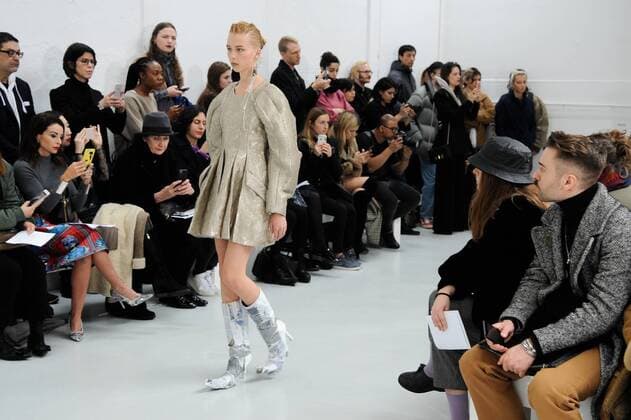 Paris: Anne Sofie Madsen runway.Ready to wear Alternative view. Anne Sofie Madsen runway. Paris fashion week, F W 2017-2018. Ready to wear.  GaetanoxPiazzolla