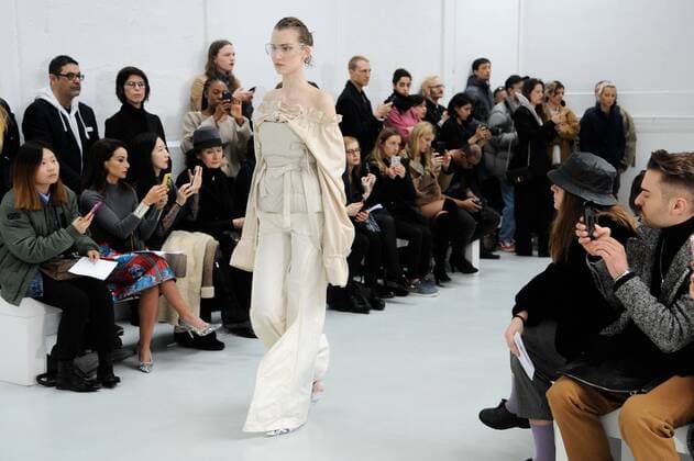 Paris: Anne Sofie Madsen runway.Ready to wear Alternative view. Anne Sofie Madsen runway. Paris fashion week, F W 2017-2018. Ready to wear.  GaetanoxPiazzolla