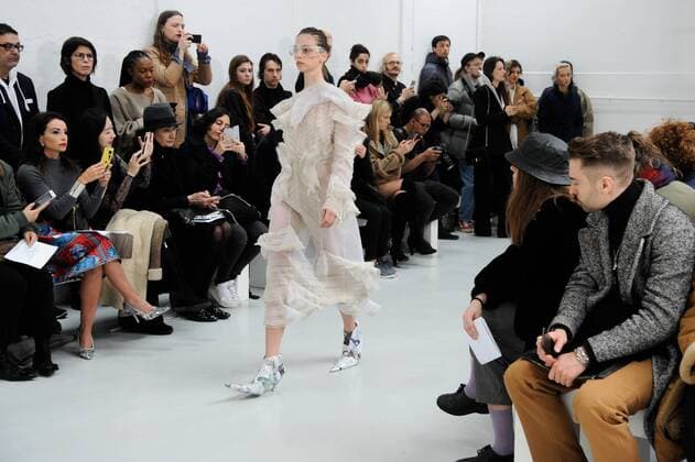 Paris: Anne Sofie Madsen runway.Ready to wear Alternative view. Anne Sofie Madsen runway. Paris fashion week, F W 2017-2018. Ready to wear.  GaetanoxPiazzolla