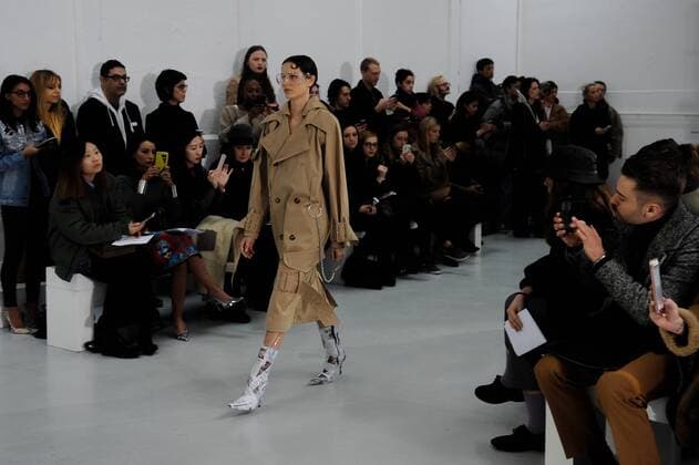 Paris: Anne Sofie Madsen runway.Ready to wear Alternative view. Anne Sofie Madsen runway. Paris fashion week, F W 2017-2018. Ready to wear.  GaetanoxPiazzolla