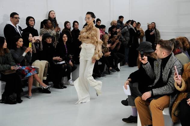 Paris: Anne Sofie Madsen runway.Ready to wear Alternative view. Anne Sofie Madsen runway. Paris fashion week, F W 2017-2018. Ready to wear.  GaetanoxPiazzolla