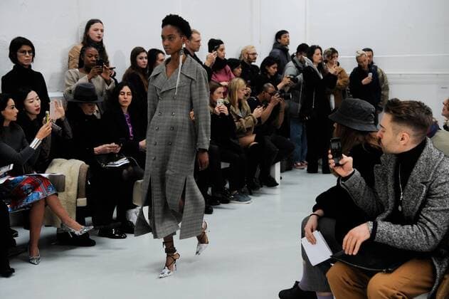 Paris: Anne Sofie Madsen runway.Ready to wear Alternative view. Anne Sofie Madsen runway. Paris fashion week, F W 2017-2018. Ready to wear.  GaetanoxPiazzolla