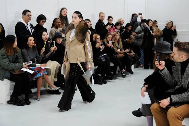 Paris: Anne Sofie Madsen runway.Ready to wear Alternative view. Anne Sofie Madsen runway. Paris fashion week, F W 2017-2018. Ready to wear.  GaetanoxPiazzolla