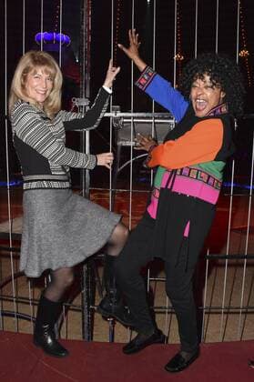 Linda Jo Rizzo und Joan Orleans bei der Premiere der 3. Winterspielzeit 2017 des Circus Krone im Kronebau. München, 01.03.2017 Foto:xP.xSchönbergerx xFuturexImage