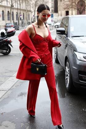 March 1, 2017 - Paris, France - Super Model Bella Hadid seen arriving at Lanvin fashion show in Paris, France, on 1st March 2017. Paris France  - ZUMAn230 20170301_zaa_n230_612 Copyright: xMehdixTaamallahx