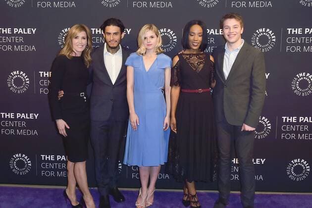 Felicity Huffman, Richard Cabral, Ana Mulvoy-Ten, Mickaelle X. Bizet und Connor Jessup bei der Season 3 Premiere der ABC TV-Serie American Crime im Paley Center for Media. Beverly Hills, 01.03.2017 Foto:xD.xStarbuckx xFuturexImage