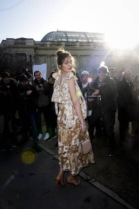 Marie Ange Casta CELEBRITES : Ankunft - Defile Chloe - Paris - 02 03 2017 JBAutissier Panoramic 