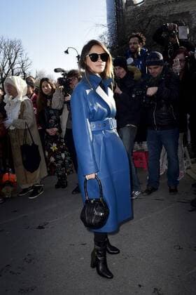 Miroslava Duma CELEBRITES : Ankunft - Defile Chloe - Paris - 02 03 2017 JBAutissier Panoramic 