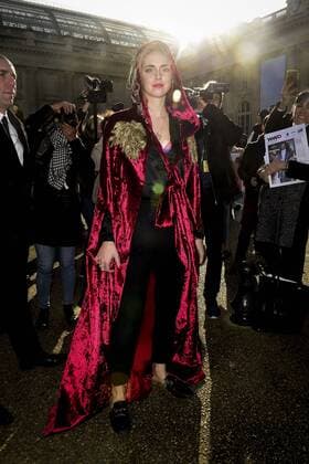 Chiara Ferragni CELEBRITES : Ankunft - Defile Chloe - Paris - 02 03 2017 JBAutissier Panoramic 